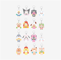 [Предзаказ] SECRET FLOCKED FIGURE KEYRING (CHEER UP Ver.) - SKZOO X SANRIO CHARACTERS 3715
